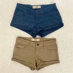 hollister | y2k low rise short shorts